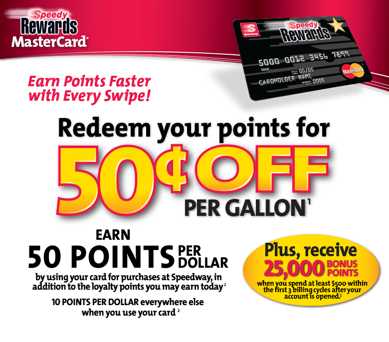 Speedy Rewards MasterCard - Speedway